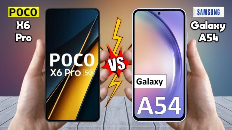 POCO X6 Galaxy A54